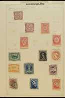 1857-1918 MINT & USED COLLECTION On Small Album Pages. Includes 1861-4 Mint Range To 1s, 1865-71 Set (less 5c) Mint Or U - Otros & Sin Clasificación