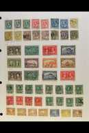 1903-1989 COMPREHENSIVE EXTENSIVE COLLECTION On Leaves, Mint & Used, Inc 1903-12 Set Used, 1908 Tercentenary Set Used (7 - Altri & Non Classificati