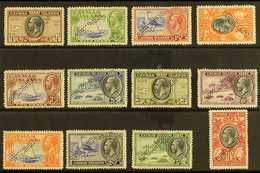 1935 Pictorial Definitives Complete Set With "SPECIMEN" Perfin, SG 96s/107s, ½d Value With Small Thin, Otherwise Fine Mi - Caimán (Islas)