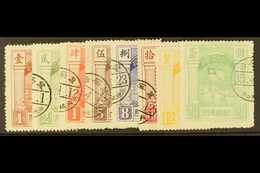 SHANXI - CHAHAR - HEBEI BORDER AREA 1945 Victory Over Japan, Complete Set, SG NC17/24, Very Fine Used, (8 Stamps) For Mo - Otros & Sin Clasificación