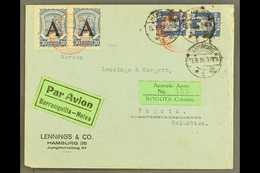 SCADTA 1925 (15 Sep) Cover From Germany Addressed To Bogota, Bearing Germany 20pf Pair Tied By "Hamburg" Cds's And SCADT - Colombia