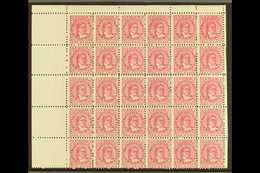 1893-1900 Queen Makea Takau 2½d Deep Rose, Perf 11 (SG 16a) - A Fresh Mint COMPLETE HALF SHEET OF THIRTY (6x5) With Marg - Islas Cook