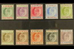 1902-04 KEVII (watermark Crown CA) Complete Set, SG 50/59, Very Fine Mint. Fresh And Attractive! (10 Stamps) For More Im - Other & Unclassified