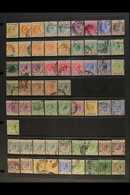 1904-1949 USED COLLECTION/ACCUMULATION With Light Duplication Displayed On Stock Pages, Inc 1904-10 Set To 18pi Inc 9pi  - Autres & Non Classés