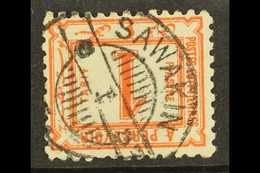 USED IN SUDAN 1886 1pi Rose-red Postage Due, SG D64, Very Fine Used With Neat SAWAKIN Cds. Highly Attractive! For More I - Altri & Non Classificati