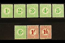POSTAGE DUES 1940 Complete Set, SG D11/18, Fine Mint, Very Fresh. (8 Stamps) For More Images, Please Visit Http://www.sa - Fiji (...-1970)