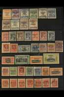 1923 REVOLUTION OVERPRINTS MINT/UNUSED & USED COLLECTION On A Two-sided Stock Page, Includes 1923 Opts On Campaign To 10 - Other & Unclassified