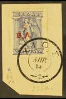 CHIOS (KHIOS) 1913 25L Ultramarine Local Overprint With GREEK "L" FOR "D" IN OVERPRINT Variety (Michel 1 I, SG 1a), Supe - Altri & Non Classificati