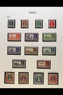 1937-52 KGVI  MINT COLLECTION Presented In Mounts On Pages, Inc 1937-40 Set To 10r, 1940-43 Set, 1946 Victory Set & 1949 - Altri & Non Classificati