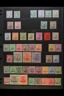 PATIALA 1884-1945 MINT COLLECTION Presented On Stock Pages. Includes 1884 2a & 4a, 1885 Red & Black Opt'd Sets Inc 2a Re - Altri & Non Classificati