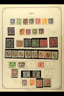 1933-74 EXTENSIVE COLLECTION ALL DIFFERENT, Mint Or Used Ranges On Printed Pages. A Wealth Of Complete Definitive (1934- - Irak