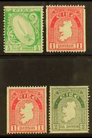 1933-34 COIL STAMPS ½d, 1d (2, One Single Perf), And 2d Imperf X Perf 14, SG 71a, 72b/c, 74a, Fine Mint. (4) For More Im - Andere & Zonder Classificatie