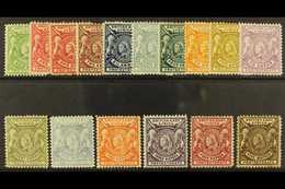 1896-1901 Complete Definitive Set, SG 65/79, Mint, A Few With Faults But Includes Two Shades Of The 1a. (15 Stamps)  For - Vide