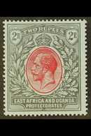 1921 2r Red And Black On Blue, Watermark Multi Script CA, SG 72, Very Fine Mint. For More Images, Please Visit Http://ww - Vide