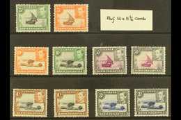 1938-54 PERF 13 X 11¾ FINE MINT An Attractive Group That Includes 5c (both Colours), 10c (both Colours), 50c X2 Differen - Vide