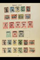 1894-1904 FINE USED COLLECTION THE PICTORIALS, ARMS & SURCHARGES COMPLETE - All Basic Sets From SG 62/137 Complete, Not  - Bornéo Du Nord (...-1963)