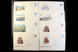 1990 PROVISIONAL SURCHARGES. All Different Collection Of Russian Postal Stationery Illustrated 5k, 7k & 50k Envelopes Wi - Litauen