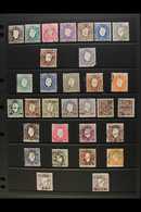 1888-1894 USED LUIS COLLECTION Presented On A Stock Page. Includes 1888 Perf 12½ 5r, 10r, 20r, 25r, 40r, 50r, 80r, 100r  - Otros & Sin Clasificación