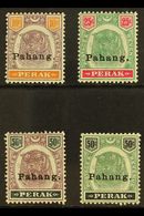 PAHANG 1898 "Tiger" Set To 50c, SG 19/22, Very Fine And Fresh Mint. Trivial Gum Faults On 50c, Brilliant Colours.  (4 St - Altri & Non Classificati