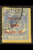 PENANG 1942 15c Ultramarine Overprinted "Dai Nippon 2602 Penang", Variety "overprint Inverted", SG J84b, Superb Used On  - Autres & Non Classés