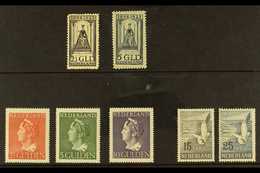 1923-1951 HIGH VALUES MINT SELECTION With 1923 Anniversary Of Accession 2½g & 5g Top Values (SG 268/69); 1946 Wilhelmina - Otros & Sin Clasificación