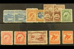 1899-03 Pictorials No Watermark Perf 11 Range Of Values To 1s (missing The 8d Only) With 2½d Blues (both Shades SG 260/c - Sonstige & Ohne Zuordnung