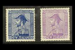 1926-34 2s Deep Blue (inv Wmk) And 3s Mauve SG 466a/67, Fine Mint. (2 Stamps) For More Images, Please Visit Http://www.s - Altri & Non Classificati