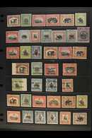 1909-1918 MINT COLLECTION Presented On A Stock Page. Includes 1909 Pictorial Definitives Most Values To 24c Including Th - Borneo Septentrional (...-1963)