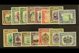 1939 Pictorial Set Complete, SG 303/17, Very Fine And Fresh Mint. Scarce Set. (`5 Stamps) For More Images, Please Visit  - Borneo Septentrional (...-1963)