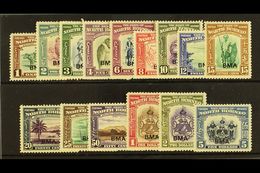 1945 "BMA" Ovpt Set Complete, SG 320/34, Very Fine Mint. (15 Stamps) For More Images, Please Visit Http://www.sandafayre - Borneo Septentrional (...-1963)