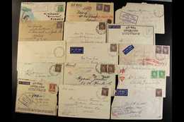 WW2 AUSTRALIAN FORCES - A.I.F. FIELD P.O. DATESTAMPS A Fine Collection Of Covers (couple Of Fronts) Back To Australia, B - Papua New Guinea