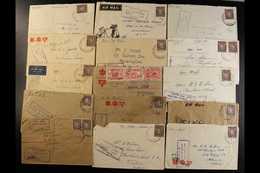 WW2 AUSTRALIAN FORCES - AUST ARMY DATESTAMPS A Fine Collection Of Covers Back To Australia, Bearing Australian KGVI Stam - Papúa Nueva Guinea