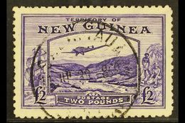 1935 £2 Bright Violet, Goldfields, SG 204, Very Fine Used With Central Cds. For More Images, Please Visit Http://www.san - Papúa Nueva Guinea