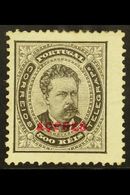 AZORES 1882-87 500r Black Perf 12½, SG 128, Afinsa 56, Fine Mint For More Images, Please Visit Http://www.sandafayre.com - Autres & Non Classés