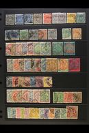1892 - 1909 USED SELECTION Attractive Range With Many High Values Including 1892 Arms Set To 10s Green Complete, 1892 Bi - Other & Unclassified