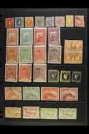 FORGERIES Collection Including Range Of Earlier Types, 1868-70 Genuine Block Of Four With Forged Cancels, 1906 Charity S - Other & Unclassified