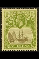 1922-37 10s Grey & Olive-green, Wmk Script CA, SG 112, Superb Mint. For More Images, Please Visit Http://www.sandafayre. - St. Helena