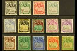 1922-37 MINT "BADGE" COLLECTION Presented On A Stock Card That Includes A 1922 MCA Wmk 4d & MSCA Wmk Set To 5s. Mostly F - Isla Sta Helena