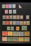 1882-1952 MINT COLLECTION Presented On Stock Pages. Inc "St Christopher" & "Nevis" QV Ranges To 4d, 1903 Pictorial Range - St.Kitts And Nevis ( 1983-...)