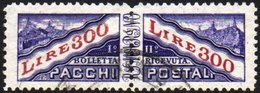 PARCEL POST 1953 300L Violet And Lake, Wmk Winged Wheel, SG P455, Sass 36, Very Fine Used Complete PAIR. For More Images - Other & Unclassified