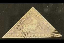 CAPE OF GOOD HOPE 1855-63 6d Pale Rose- Lilac Triangular, SG 7, Fine Used Lightly Cancelled With 3 Neat Margins. For Mor - Non Classificati