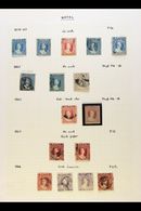 NATAL 1859-95 VALUABLE USED COLLECTION Presented On Album Pages. Includes 1859-60 1d And 3d (x4), 1861-2 3d (2, One Inte - Sin Clasificación