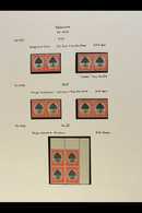 1933-48 HYPHENATED DEFINITIVES 6d COLLECTION Presented On Written Up Pages & Includes The 6d All Three Dies In Mint & Us - Sin Clasificación