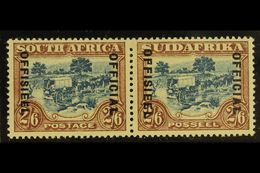 OFFICIALS 1930-47 2s6d Blue & Brown, DIAERESIS Over Second "E" Of "OFFISIEEL" On English Stamp Only, SG O19c, Gum Thin O - Unclassified