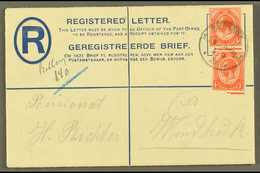 1920 (3 Sep) 4d Registered Envelope To Windhuk Uprated With 1d Union X2 Tied By "BETHANY" Cds Postmark, Putzel Type 1, W - Südwestafrika (1923-1990)