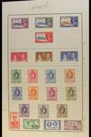 1935-1947 SPECIMENS. 1935 Jubilee, 1937 Coronation, 1938 KGVI And 1947 Royal Visit Sets (SG 21s/38s & 42s/45s), All Perf - Swaziland (...-1967)