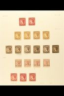 1867-95 FINE MINT COLLECTION On Album Pages, Includes 1867 1d Dull Rose (no Wmk) X2, 1873-79 1d Dullrose-lake X2 And 1d  - Turks & Caicos