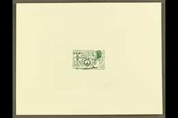 1969 SIGNED SUNKEN IMPERF DIE PROOF For The 30f Red Cross Issue (Yvert 197, SG 260), Printed In Green On Card, Overall S - Autres & Non Classés