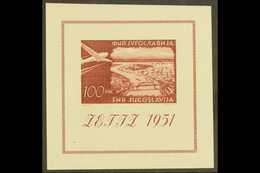 1951 Zagreb Philatelic Exhibition Miniature Sheet (Mi Block 5, SG MS633Ab), Never Hinged Mint. For More Images, Please V - Autres & Non Classés