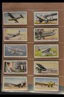 1936-39 SETS COLLECTION Presented In An Album. Includes 1936 Players "International Airliners" (50), 1937 Carreras "Our  - Altri & Non Classificati